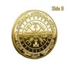 Viking Foreign Trade Commemorative Compass Coin: Lucky Thanksgiving Virtual Collection
