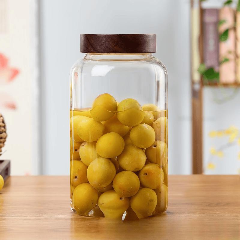 ZISIZ Glass Fermentation Jar with Screw Lid