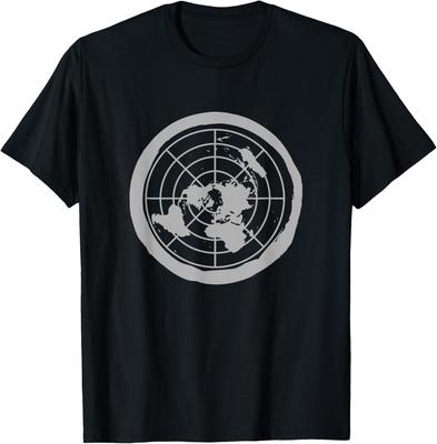 Map Flat Earth T-Shirt Unisex T-Shirt