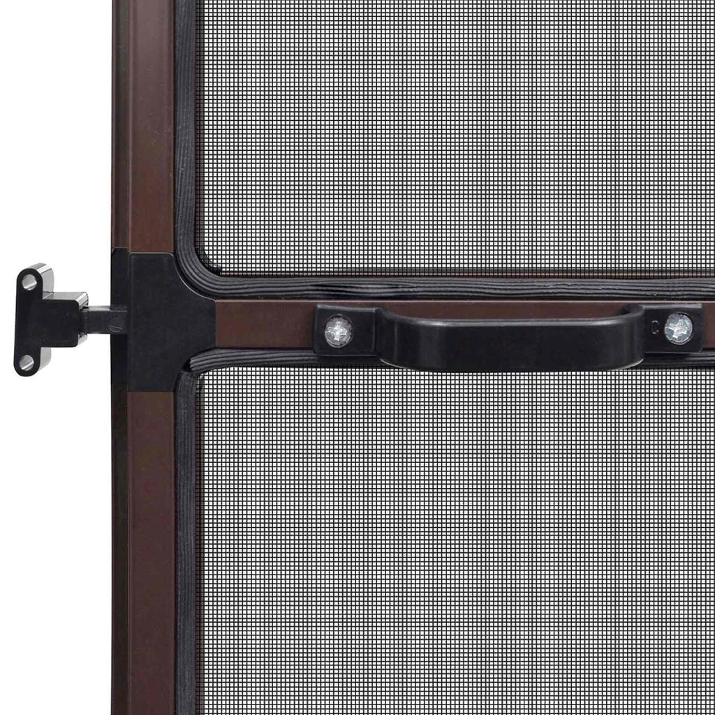 Swivel Insect Screen In Brown and Black 120 X 240 Cm