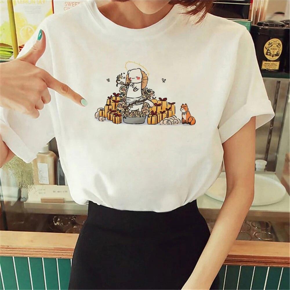 

Tgcf футболка женская аниме футболка девушка harajuku одежда унисекс L