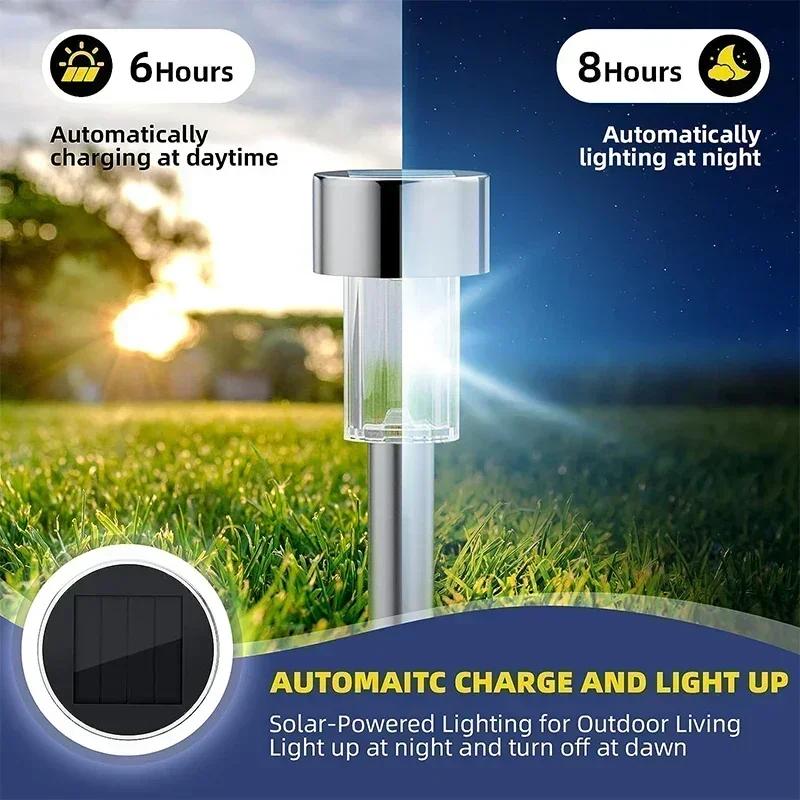 

Solar Garden Light Outdoor Solar Powered Lamp Waterproof Landscape Lantern Lighting for Pathway Patio Decorative LED 10/20/30Pcs 10Pcs