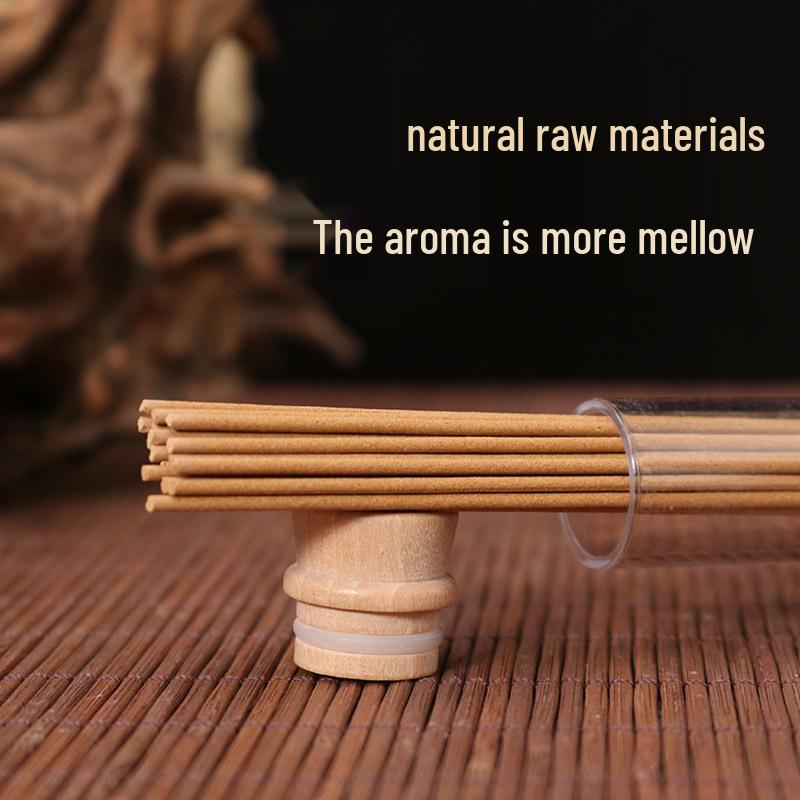 Pomelo Leaf & Pine Cone Incense Sticks: Golden Wealth Aromatherapy with Sandalwood & Agarwood Scent.