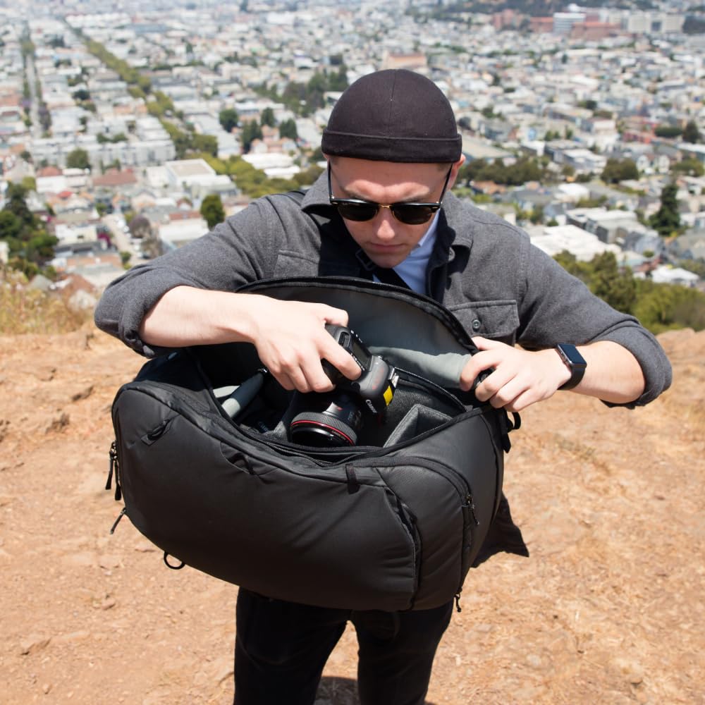 Design Travel Backpack 45L Black PFAS Free []Peak BTR-45-BK-2
