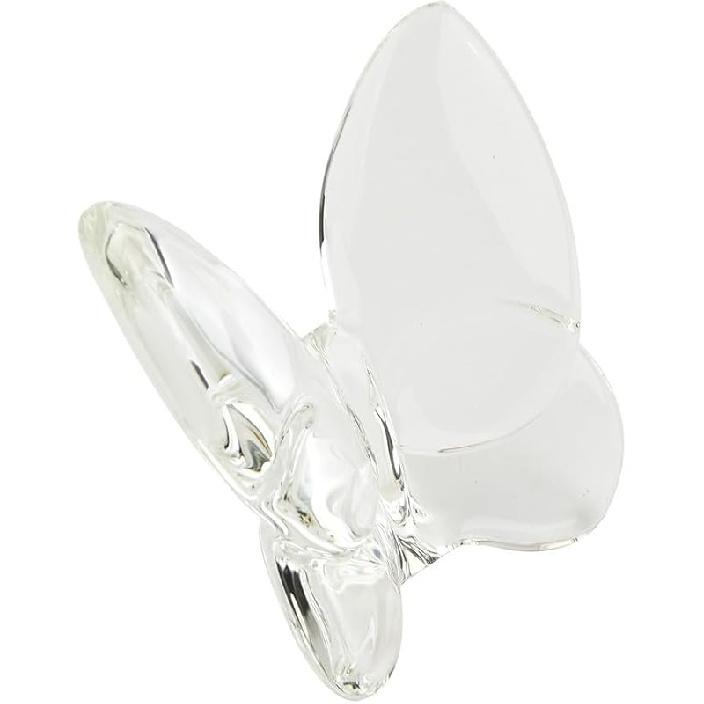 For Crystal Butterfly Figurine, Lucky Butterfly Ornaments, Glass Butterfly Statue, for Crystal Home Decor for Living Room,Table(Pink) (Blue)