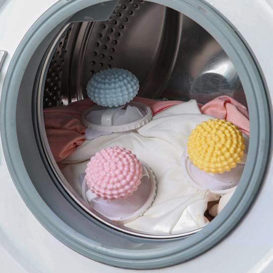 Reusable Laundry Ball Small Washing Machines Easy to Use Gentle Clothes Filter Bag for Hair Lint Removal