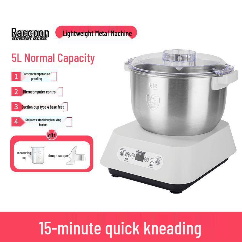 

Large Capacity Automatic Dough Kneader & Fermentation Machine with Free Shipping Powerful Motor [Thickened Steel Bowl]