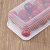 1Pc Pasta Containers Storage Clear Rectangular Container With Lids Stackable Long Noodle Holder Airtight Containers For Cabinet