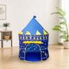 Kinderburg Zelt, Prinzessinnen Spielhaus für Mädchen, Indoor Outdoor Einfach Aufzubauen Spielzelt mit Stern Mond Design, Geburtstagsgeschenk für Kleinkinder