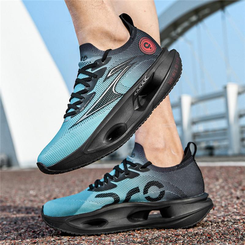 New Color Blocking Personalized Sports Shoes Rebound High-quality Elastic Running Shoes Comfortable Antibacterial Casual Shoes