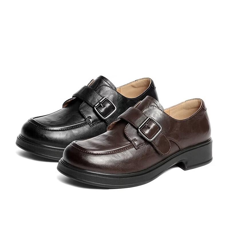 SENDA Women's Thick-Soled British Style Casual Oxford Shoes XUK01CA5
