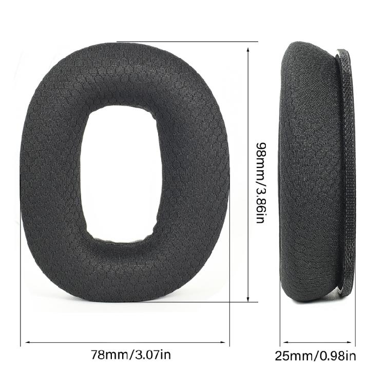 Easy Installation Replacement Ear Cushions For Monitor 2 Gaming Headsets AntiSlip Design Earpads Quick Setups Long Last