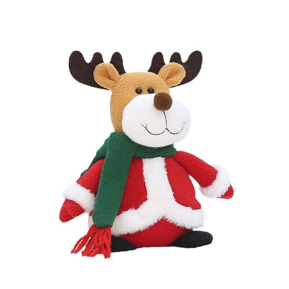 Cute Christmas Snowman Doll Plush Merry Christmas Decoration Santa Claus Doll Toy Home Decoration