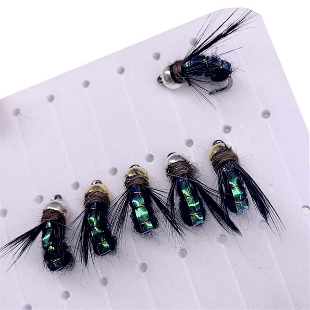 10/15/20/25 шт. разноцветные приманки для ловли форели нимфы нахлыстом — фото 21