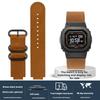 Modified retro cowhide watch straps for Casio G-SHOCK 3516 DW-H5600 DW-H5600MB convex end leather watchband black brown bracelet