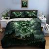 Dark Castle And Sky Serpent Print Soft Comfortable Duvet Cover Bedding Set Included 1*Duvet Cover  2*Pillowcases Luxury Gifts