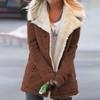 Plush Womens Warm Jacket Coats Ladies Outwear Casual Winter Overcoat Parka Jacket