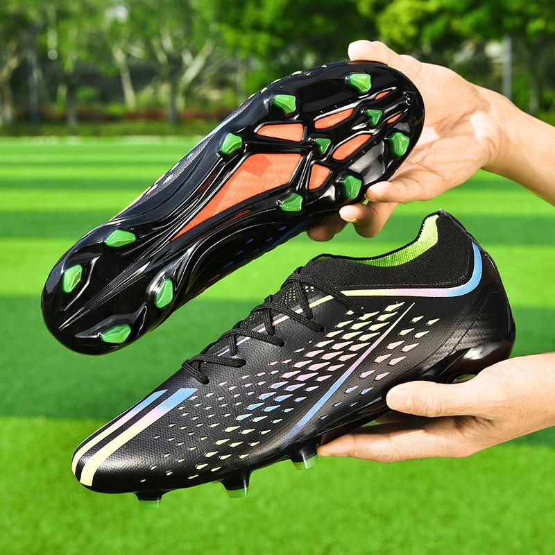 Neue Fußballschuhe Jungen und Teenager Schüler Stollen Trainingsschuhe Sportschuhe Rutschfest