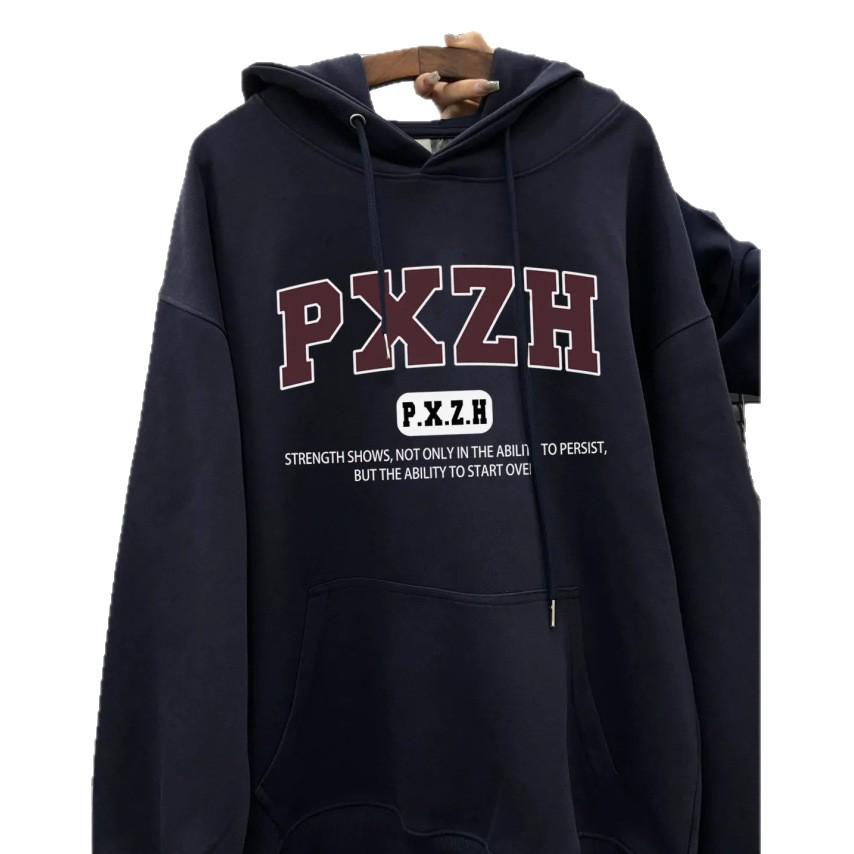 Korean Hip Hop Oversized Fleece Hoodie - Unisex Autumn/Winter Style