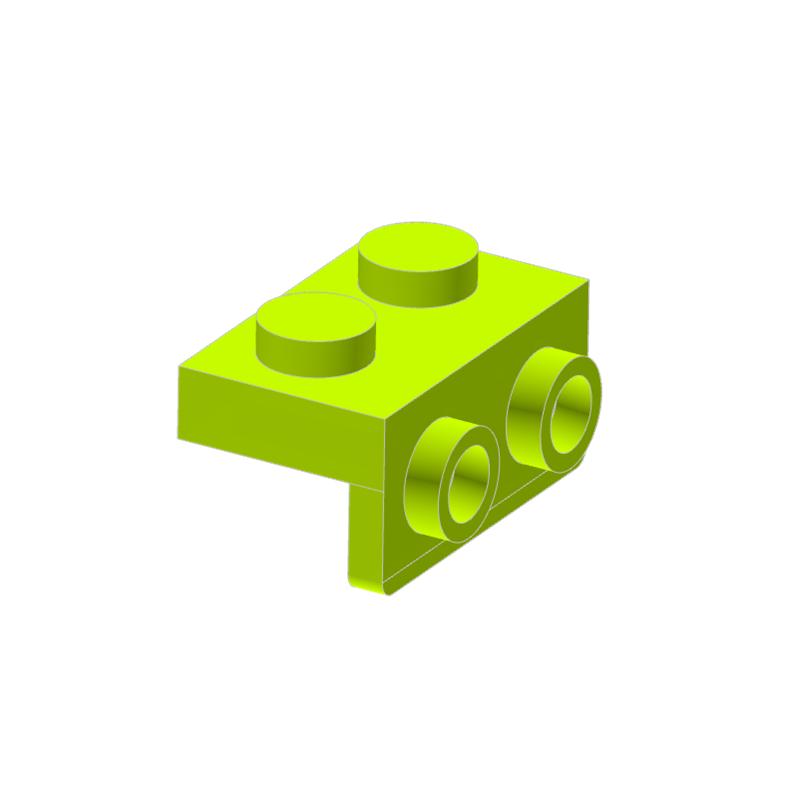 Non-Toxic 50G/97Pcs 99781 Bracket 1X2 - 1X2 Block Moc Color Accessories Compatible With Brick Diy Children'S Toy Assembly Parts