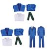 Detective Conan Cosplay Uniform Set With Polyester Fabric For Anime Role Play