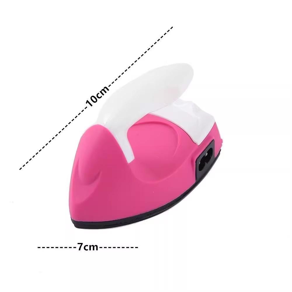 Mini-Bügeleisen für Bastelarbeiten: Bügelperlen, Strasssteine zum Aufbügeln, 35W geringer Stromverbrauch, konstante Temperatur. Perfekt für Bastelprojekte für Kinder.