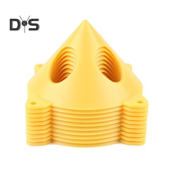 

10 шт. пирамидальные стойки для маляров, треугольные стойки для малярных работ, грузоподъемность 220 фунтов, компактная конструкция, переносные стойки для малярных работ, аксессуары жёлтый