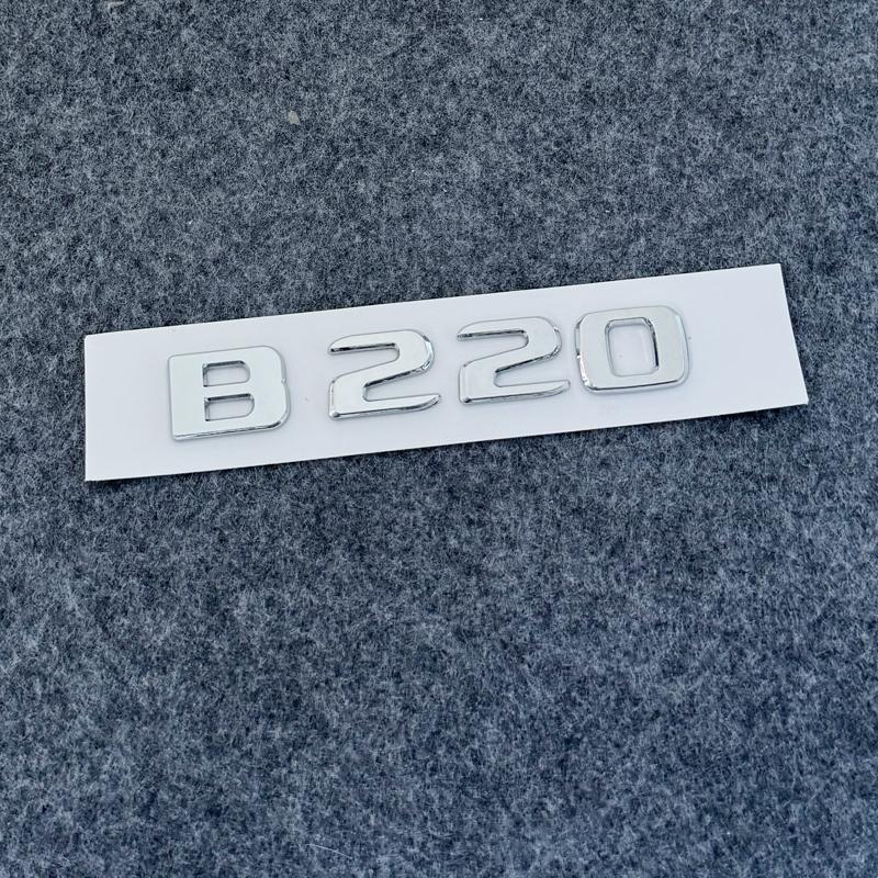 3D ABS Letters Decal Car Body Trunk Emblem Sticker for Mercedes Benz B180 B200 B220 B250 B260 Exterior Accessories AW1