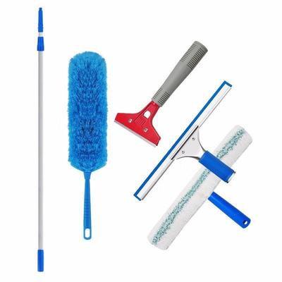JINGRUIXIANG 4.5m Telescopic Window Squeegee 5-Piece Cleaning Kit