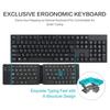Foldable Bluetooth Keyboard Portable Wireless Rechargeable Ultra Slim Silent Key Board for Phone Accessories