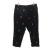 American Football Embroidery Corduroy Pants L Black Men's Used