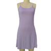 Women's Sleeveless Tennis Dress with Shorts And Pockets Spaghetti Strap Racerback Mini Dress Workout Athletic Dresses for Golf Running