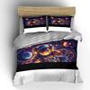 Astronaut in colorful space. Print Bedding Set 1 Duvet Cover 2 Pillowcases for Adult and Children Luxury Gift Full Size