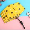 Triple-Fold Forest-Style Umbrella with 8 Ribs, Thick Black Coating for Sun Protection & Rain Shade