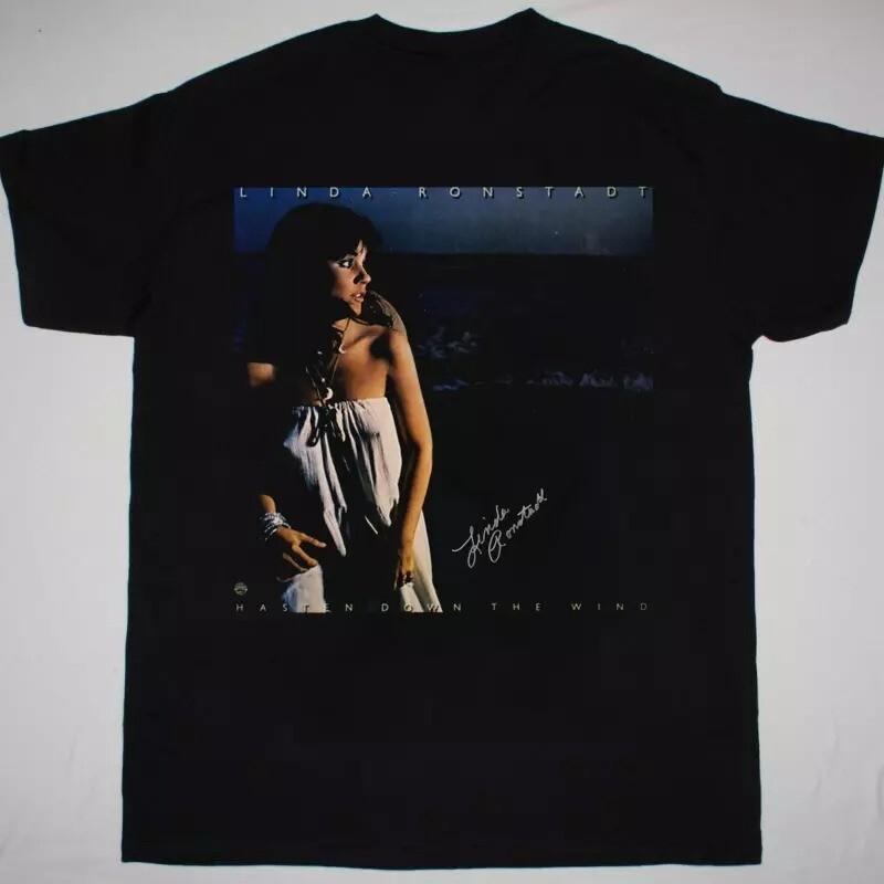 Linda Ronstadt Signed Hasten Down The Wind shirt Unisex T-Shirt XXXXL