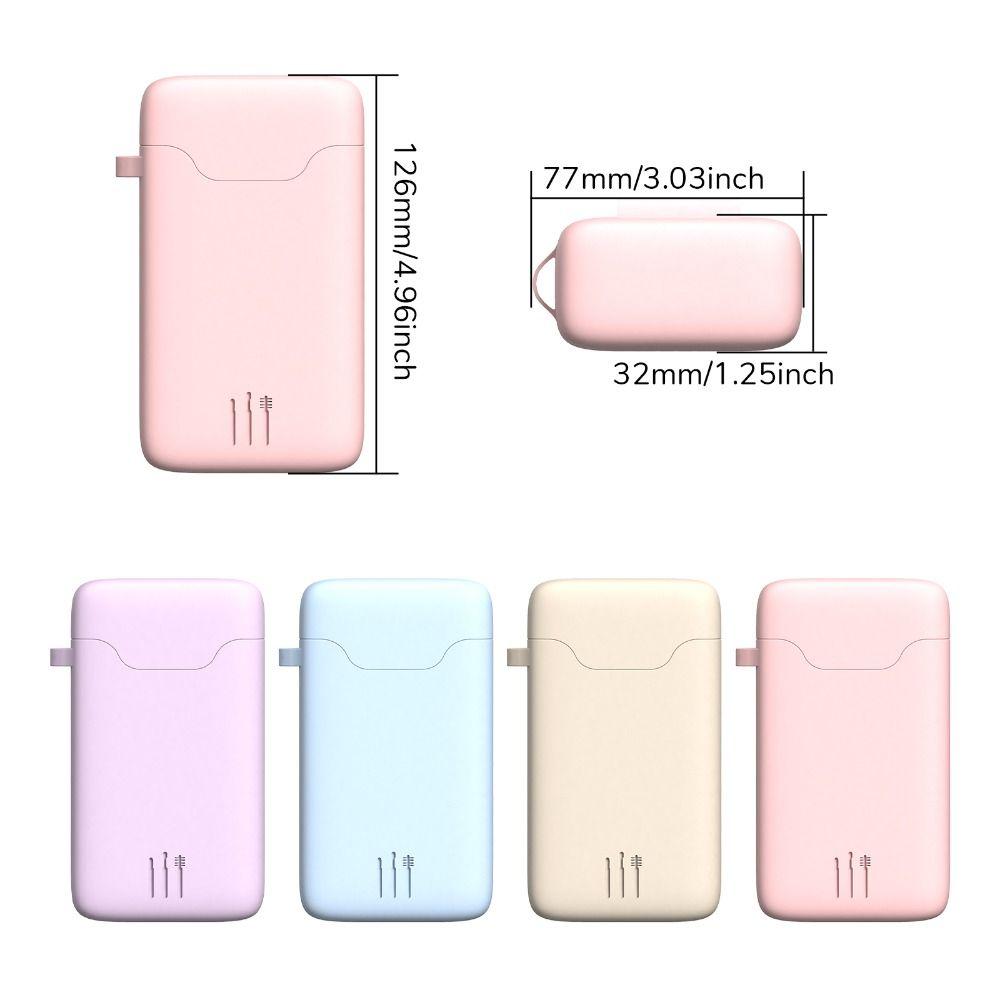 Dustproof Eyelash Brush Storage Box Pink Purple Blue Makeup Brushes with Lid  Women Girls