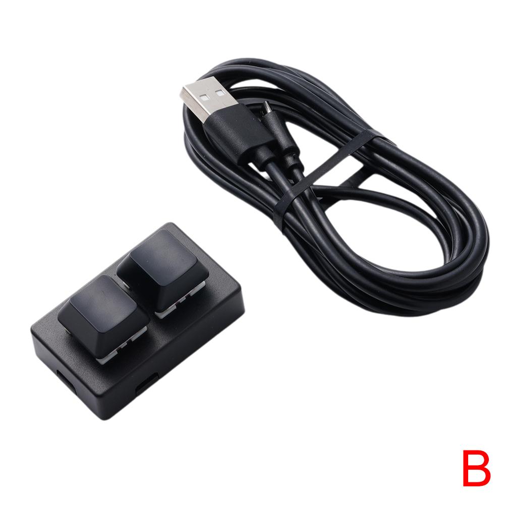 

Мини-клавиатура на заказ 2 клавиши Игровая клавиатура OSU Программируемая DIY Механическая цифровая панель Макро-клавиатура для игр и работы