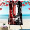 Feyenoord Print Strandtuch, Großes Weiches Schnelltrocknendes Handtuch für Strand Camping Schwimmen