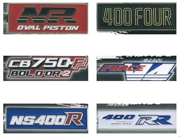 

Honda Motorcycle Emblem Metal Keychain of 6 Gacha Vol.2 [Set (Complete)]