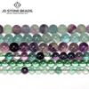 Sell Natural Colorful Fluorite Beads 4 6 8 10 12mm Pick Size High Quality Beads Ice Fluorite Gemstone For Jewelry Making