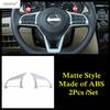 ABS Steering Wheel Button Frame Decoration Cover Trim For Nissan Leaf 2018 -  Matte / Carbon Fiber Accessories Interior Kit