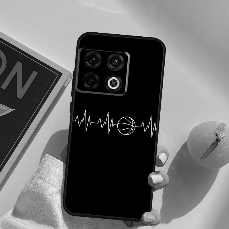 Basketball Heartbeat Case For OnePlus 13R 12R 10R 13T 10T 11 12 13 15 OnePlus Nord 5 CE 2 3 4 Lite N20 N30 Cover