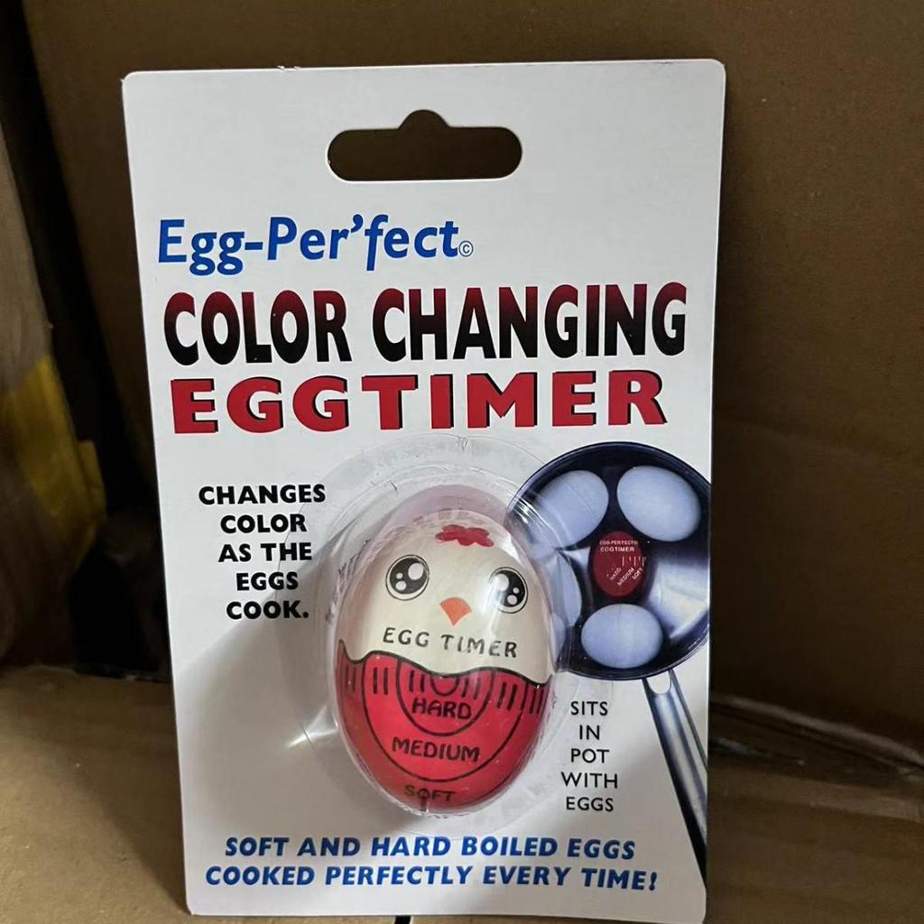 Creative Kitchen Egg Boiling Timer - Perfect for Soft-Boiled & Hot Spring Eggs, Ideal Gift
