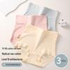 FENTENGCARE Women's 3-Pack Antibacterial High-Waist Tummy Control Seamless Underwear