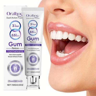 Gum Repair Toothpaste Relieve Tooth Allergies Protect Gingiva Remove Bad Breath Dental Stain Deep Clean Brightening Toothpaste