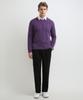 Seuteulaikeu Fine Blend Classic Crew Neck Knit (Violet)