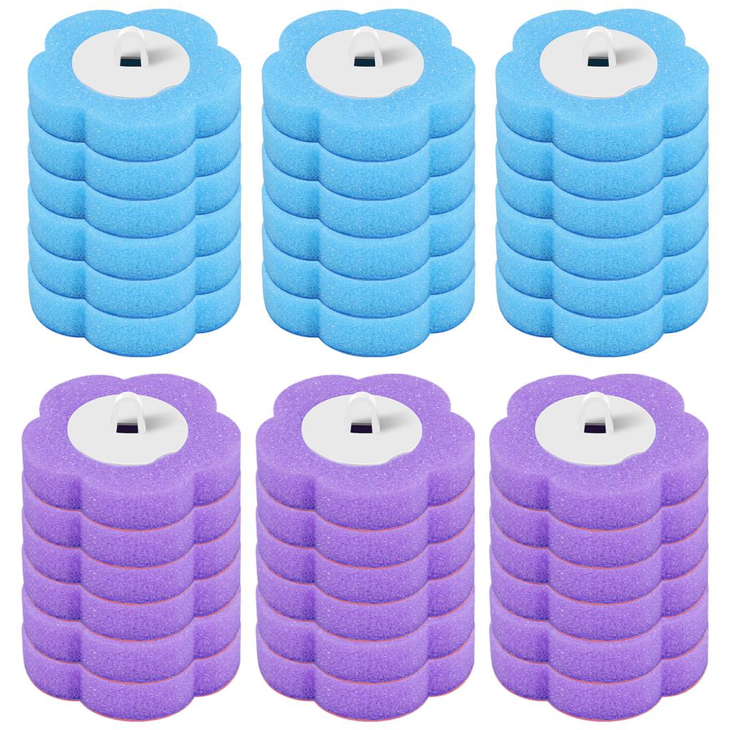 18/36 Stuks Toiletborstel Wegwerp Vervangkop Reinigingsset Toiletpotborstel Lange Steel Wc Accessoires Gereedschap