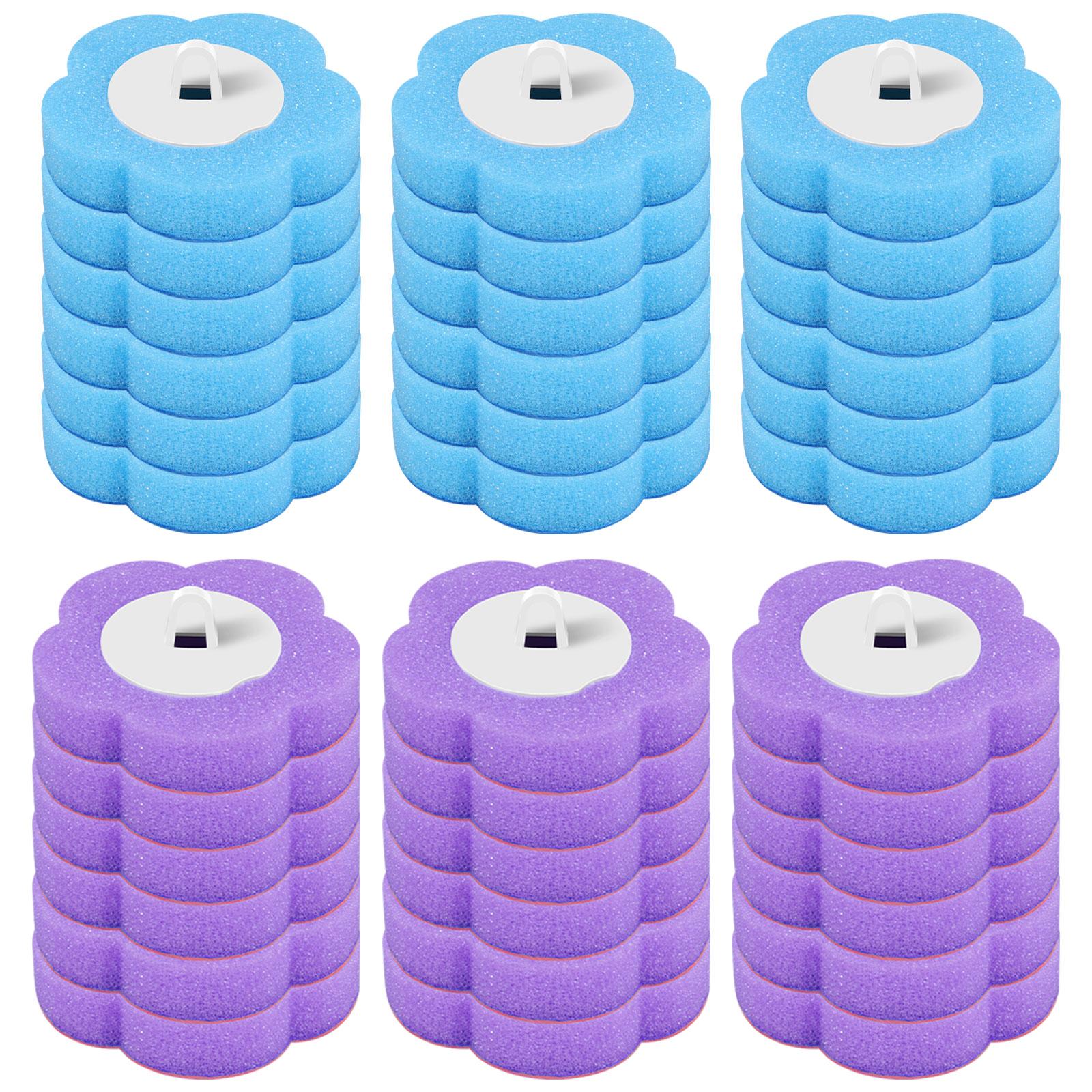 

18/36 шт. Одноразовый очиститель для туалетной щетки со щеткой для унитаза, длинной ручкой, губкой для чистки ванной комнаты, щеткой для унитаза, аксессуарами для туалета