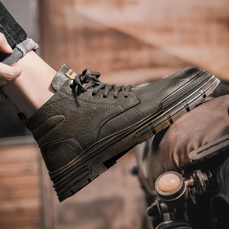 Men's Autumn Boots Brown Boots Classic Shoes Designer Comfortable Ankle Short Boots 2026 New Edition    Loafers Flat Shoes
