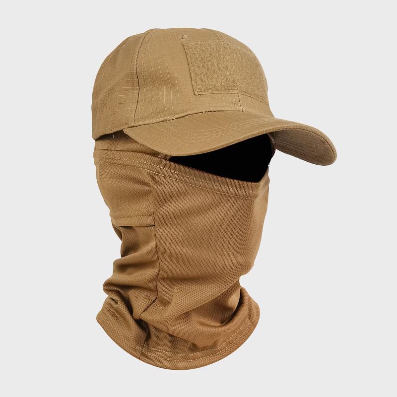 Outdoor-Baseballkappe mit Eis-Seiden-Maske und Ärmeln zum Sonnenschutz und für Atmungsaktivität